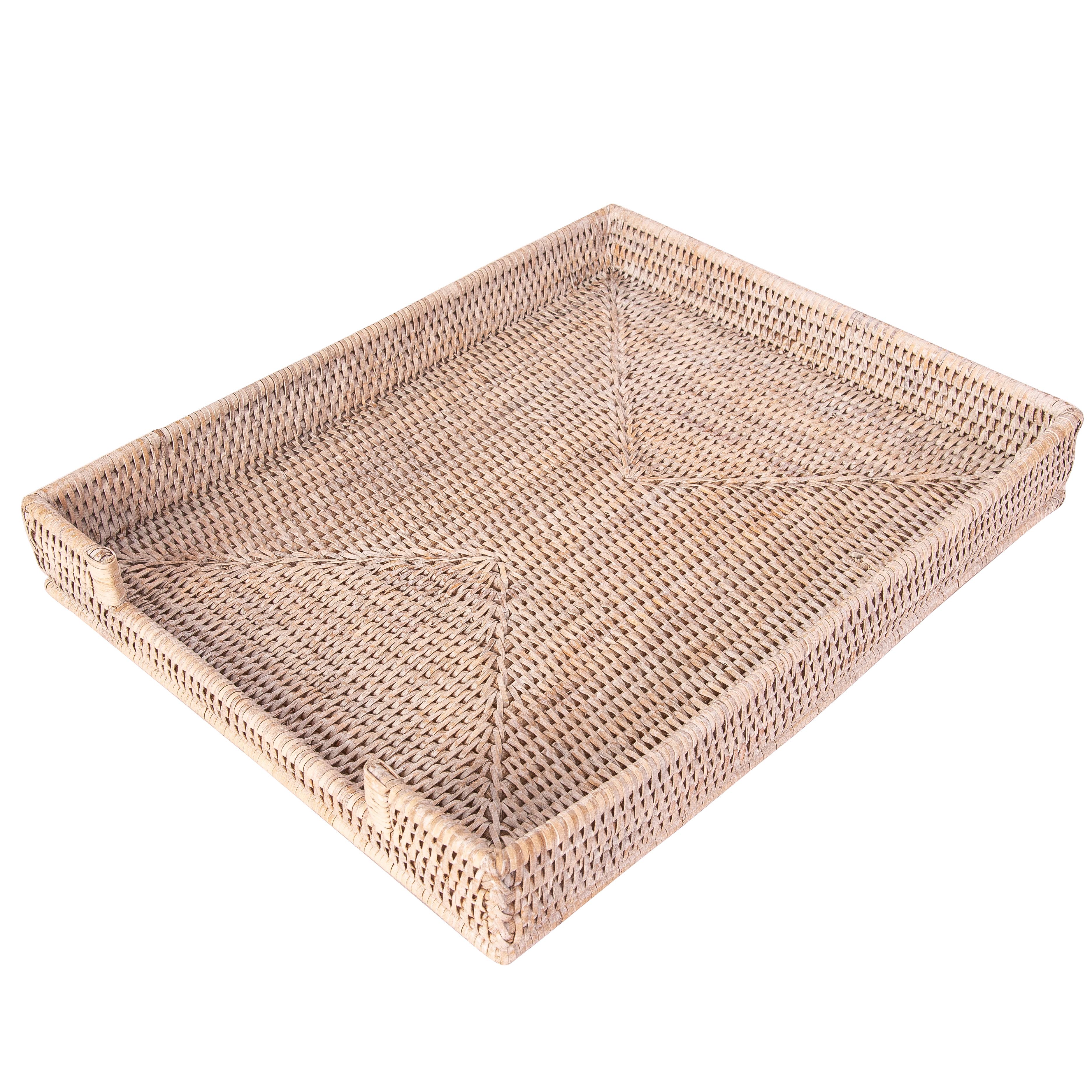 Artifacts Trading Company – wholesale Desk tray – Rattan Paper Tray: Office Organizer, Letter-Size File3