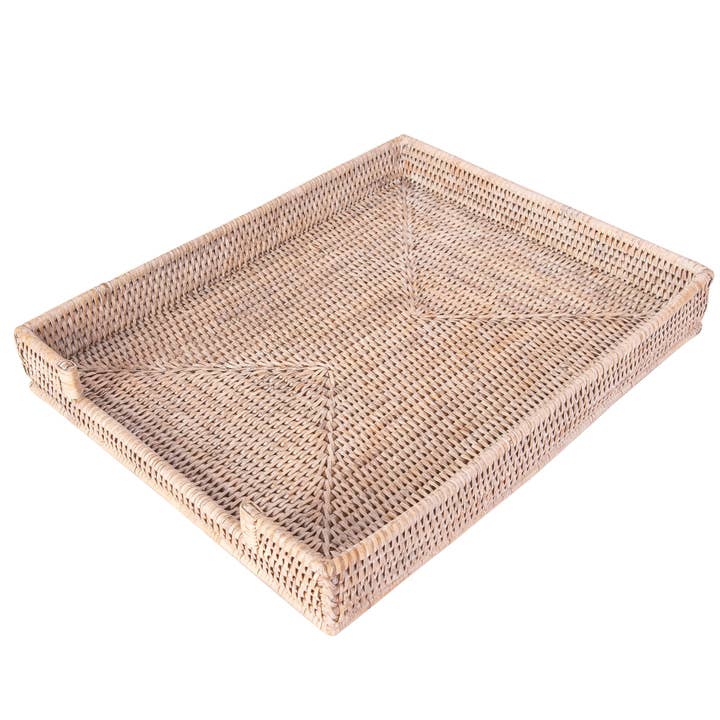 Artifacts Trading Company – wholesale Desk tray – Rattan Paper Tray: Office Organizer, Letter-Size File3