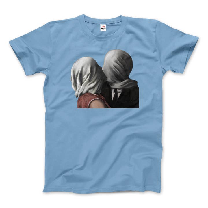 Art-O-Rama Shop - Wholesale T-Shirt (Graphic) - Unisex - Rene Magritte The Lovers II (1928) Artwork T-Shirt