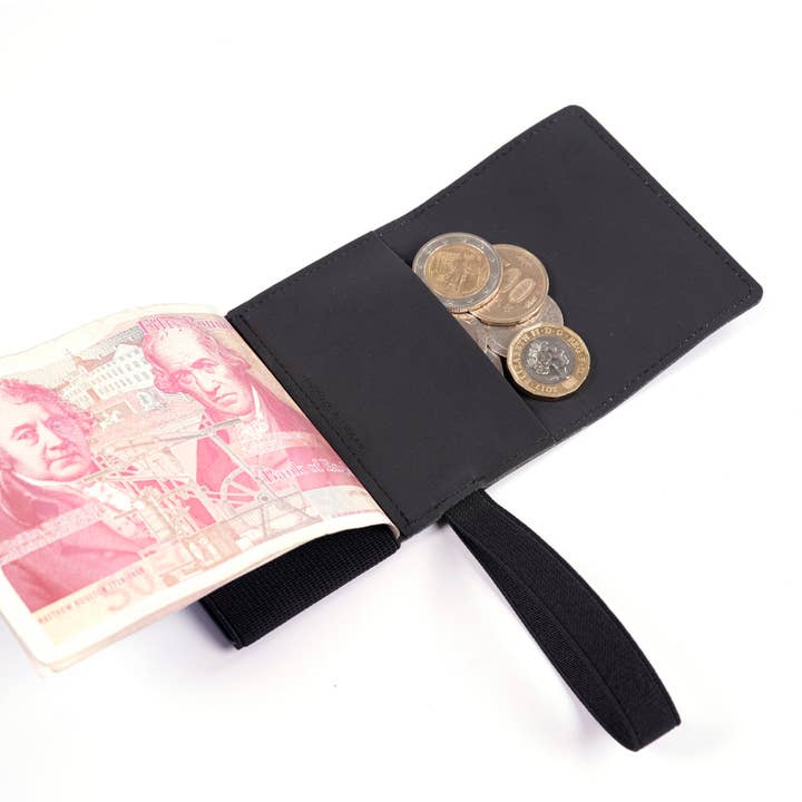 TROVE - Wholesale Card Holder - Women's - TROVE Cash Wrap: Reflex Black6