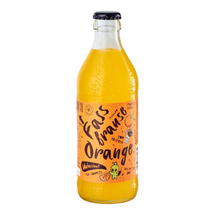 Fassbrause Orange 0,33L für den Großhandel von Zwönitzer handwerklich gebraut