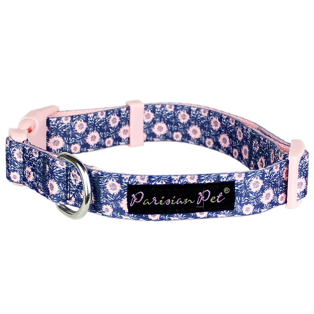 Parisian Pet® – wholesale Halsband - Hund – Midnight Blossoms Husdjurshalsband – Moderiktig och Hållbar Design1