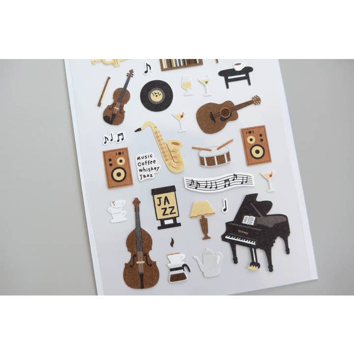 Suatelier design - Wholesale Sticker - jazz cafe (1189)2