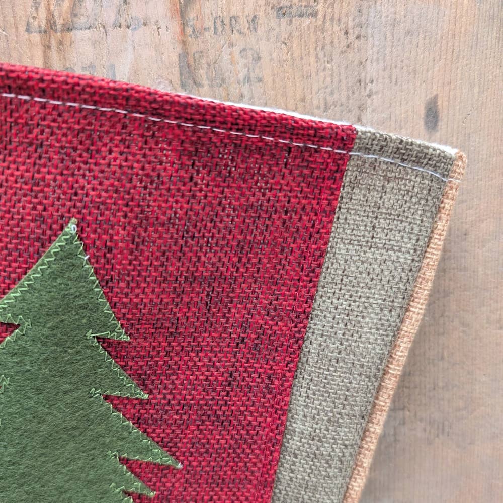 A.T. Imports - Wholesale Holiday Stocking - Burlap Stocking3