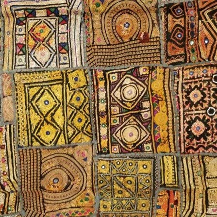 bhavnas boutique - Wholesale Tapestry/Textile - Indian Assorted Patchwork Hand Embroidered Wall Hanging1