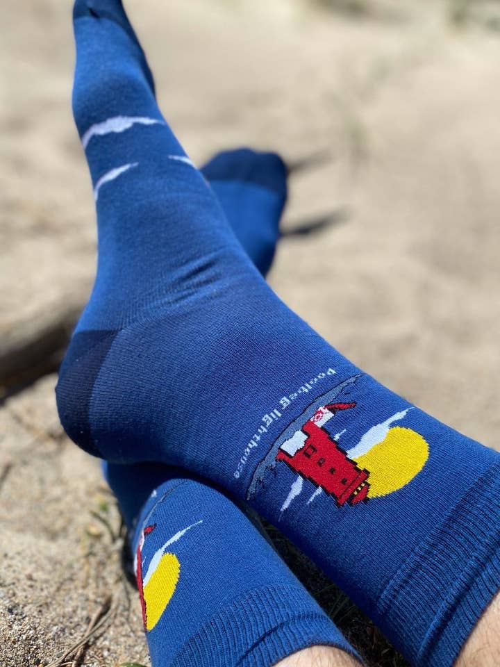 Due South - Wholesale Socks - Unisex - Poolbeg Lighthouse-Organic cotton socks4