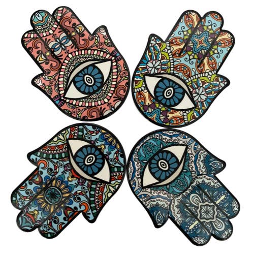 Ensemble sous-verre et dessous de plat en céramique Evil Eye pour la vente par Original Source