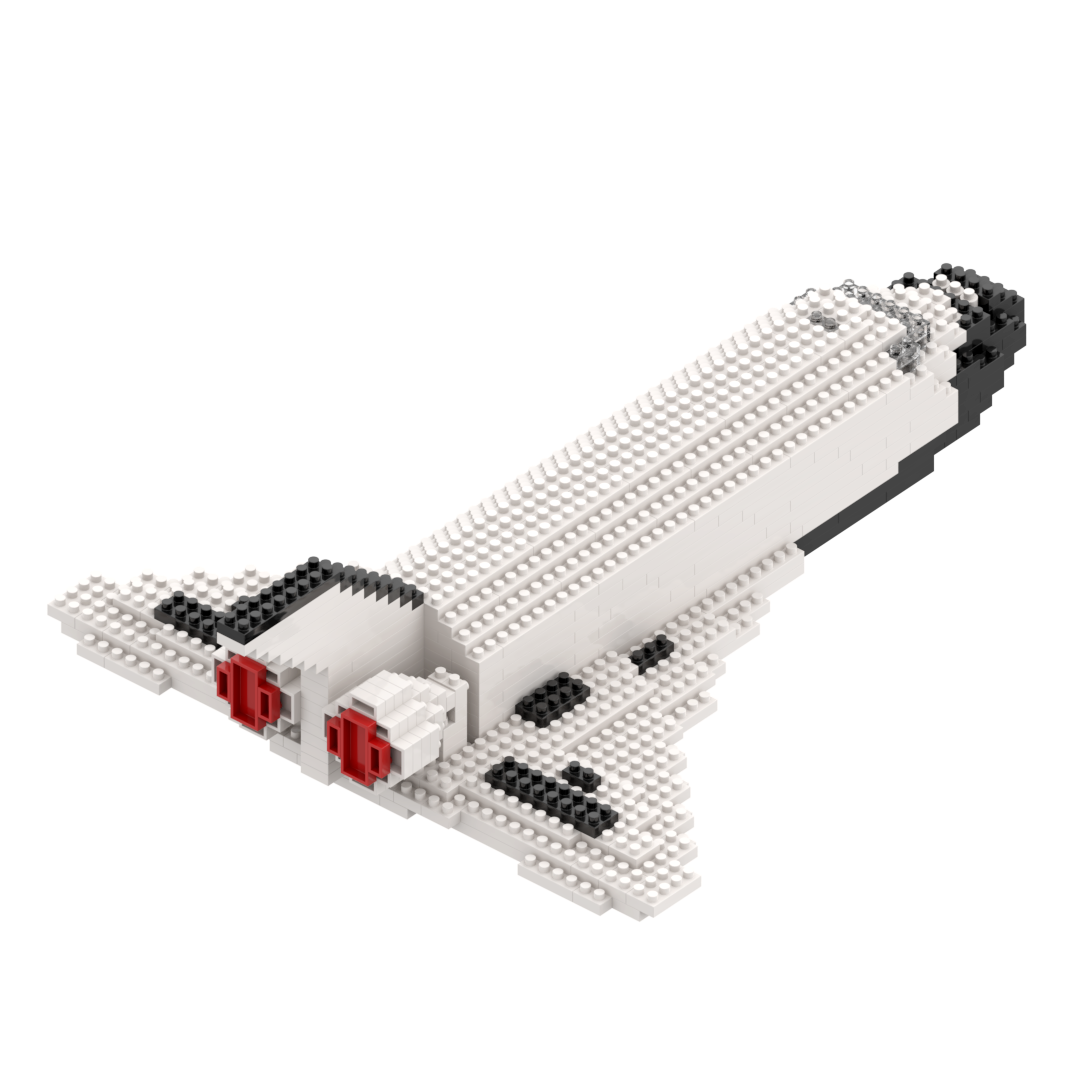 Toysmith - Wholesale Building Set - Kids - Brixies Large Gift Box Space Shuttle1