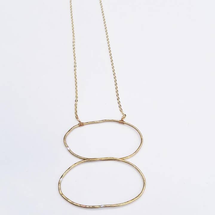 Double Oval Necklace for wholesale by Peerless Charm