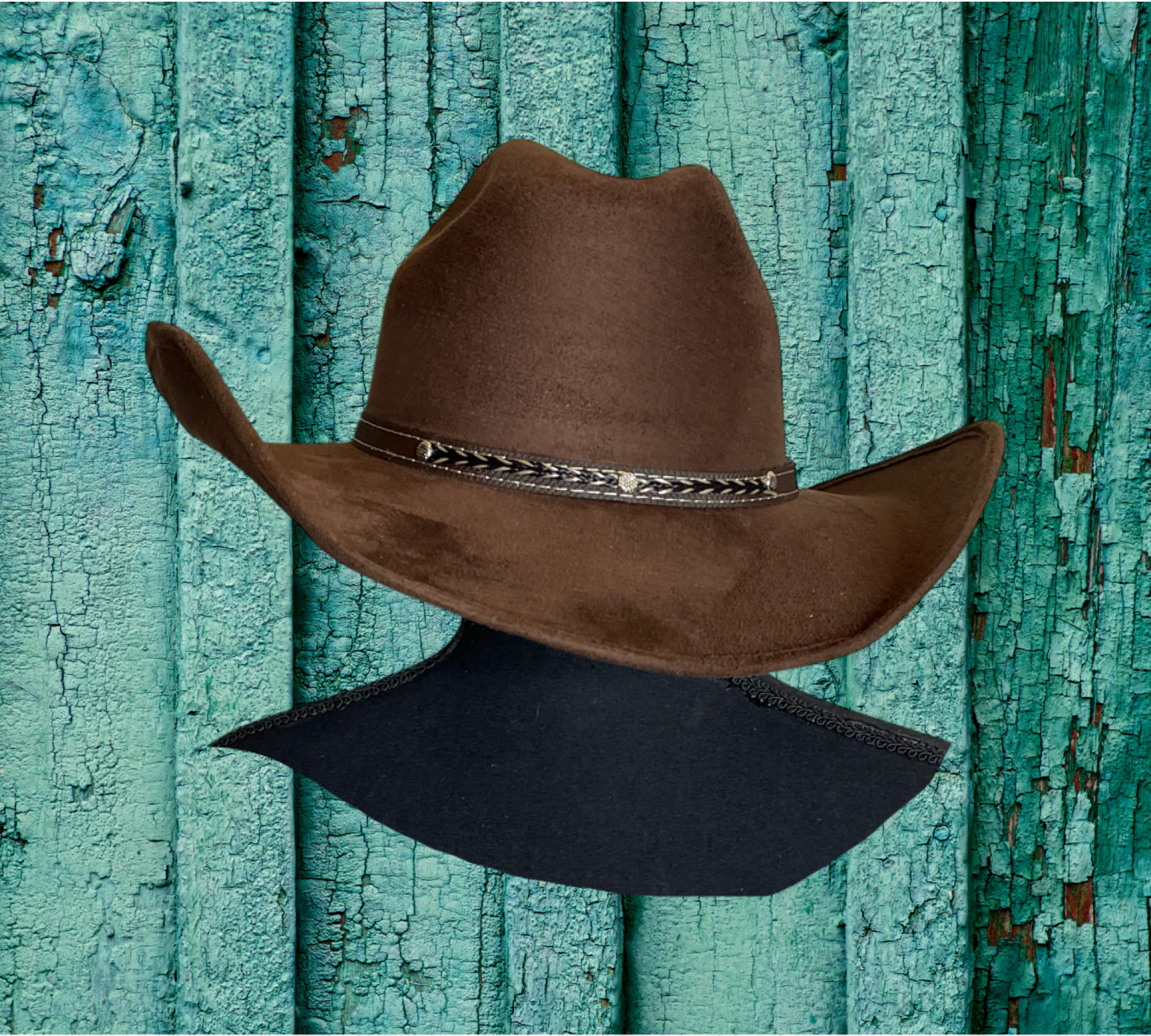 Nati Natash – wholesale Cowboyhatt - Unisex – Chihuahua cowboyhatt i veganskt mocka42