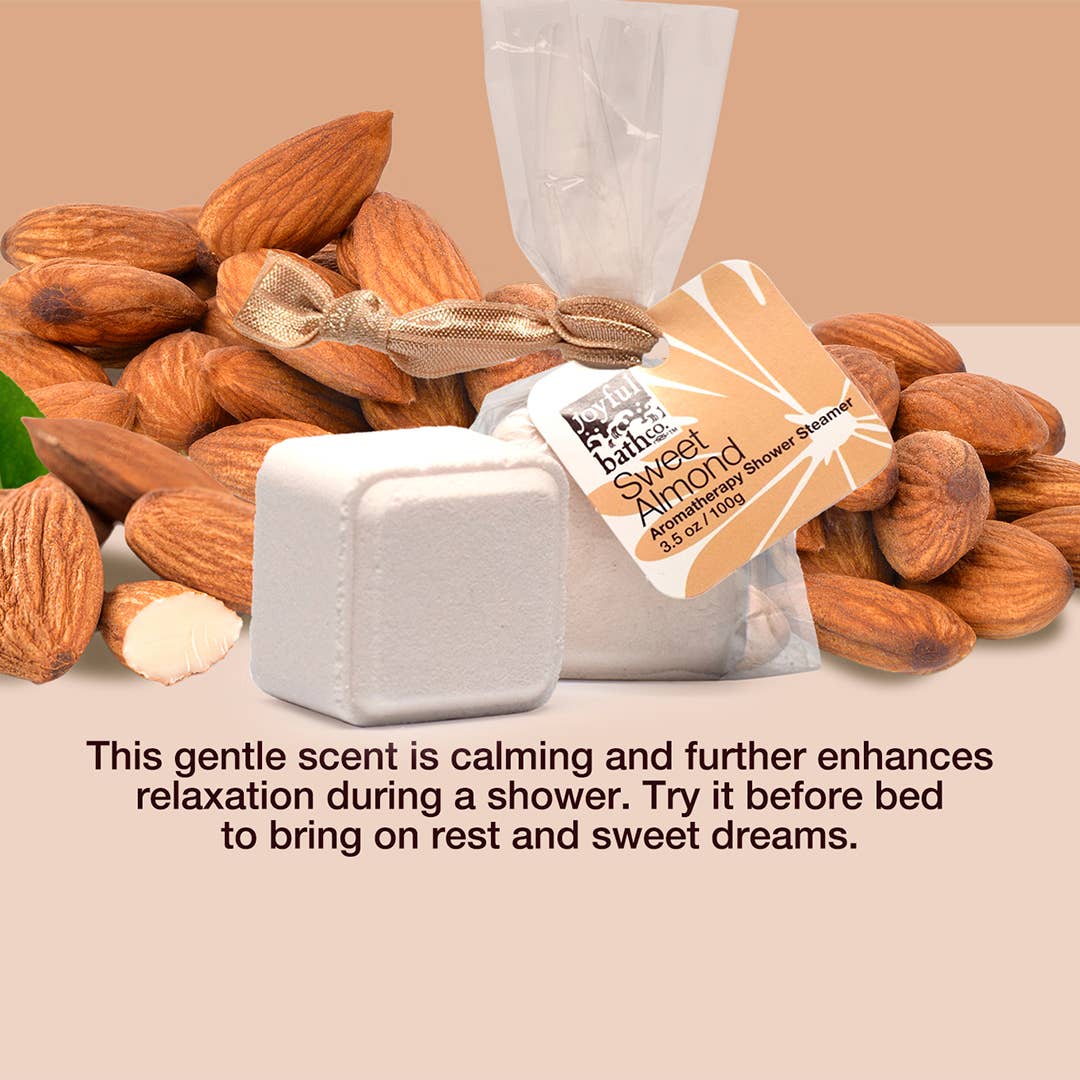 Joyful Bath Co. - Wholesale Shower Steamer/Bomb - Sweet Almond - Aromatherapy Shower Steamer3