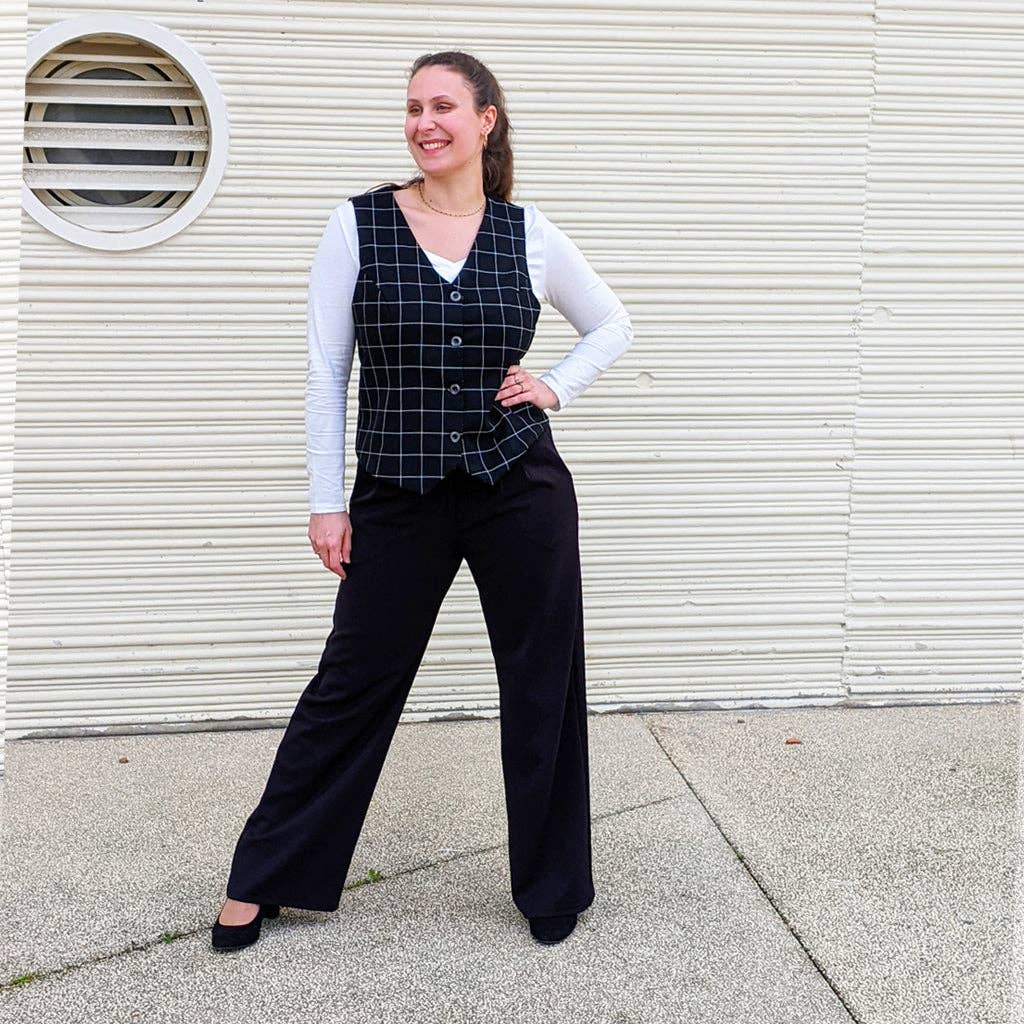 Super Bison – Kit de costura artesanal por atacado – Molde Calças Léon do 32 ao 5223