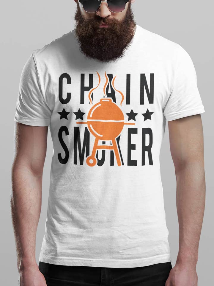 Camiseta Chain Smoker para venta al por mayor de Hunt Hook Eat