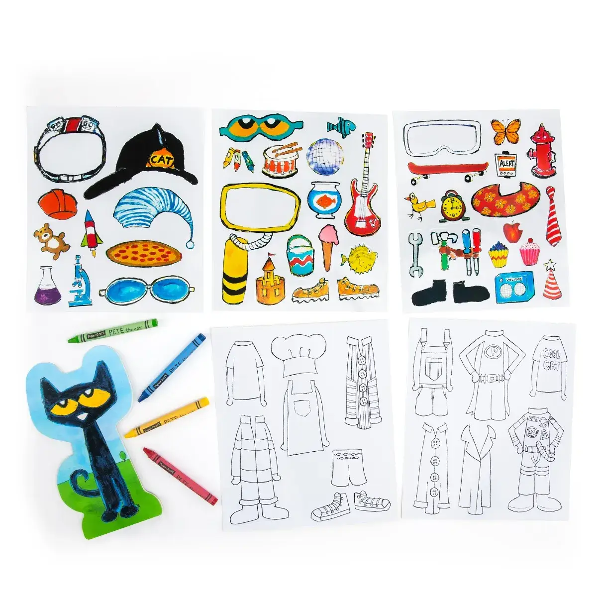 Learning Resources - Wholesale Art Set - Kids & Baby - Papercraft Pete the Cat Coloring Activity Set4