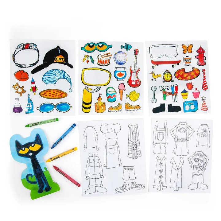 Learning Resources - Wholesale Art Set - Kids & Baby - Papercraft Pete the Cat Coloring Activity Set4