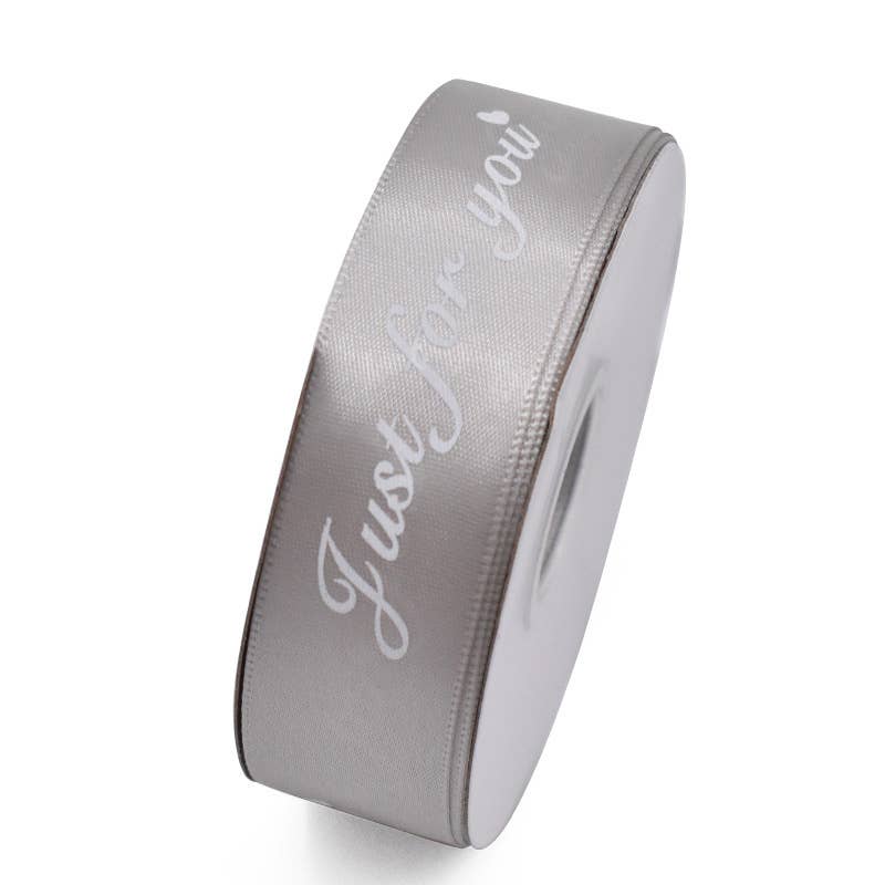 ByHome - Vente Ruban – emballage cadeau - Ruban cadeau large en polyester de 1,0 po x 22 mètres, JUST FOR YOU5