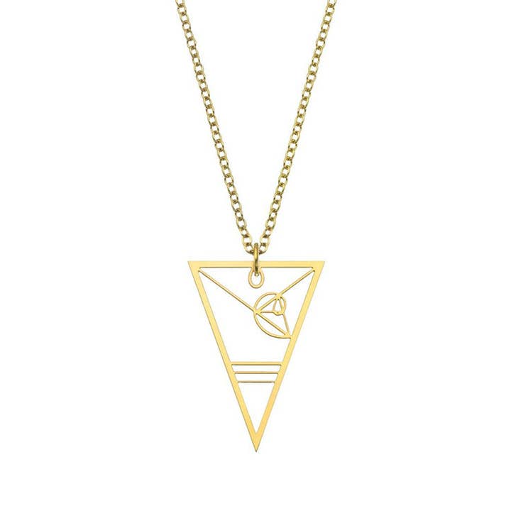 Gioielli Ispirati alla Scienza - Collana Matematica con Sezione Aurea per Donna per la vendita all'ingrosso da parte di Rael Cohen