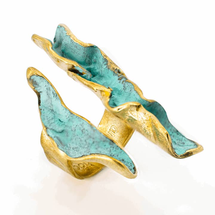 Anneau de Vagues Différentes pour la vente par YuuJewels