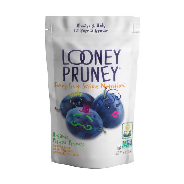 Looney Pruney - Wholesale Dried/dehydrated fruit - Looney Pruney Organic Pitted Prunes 9 oz0