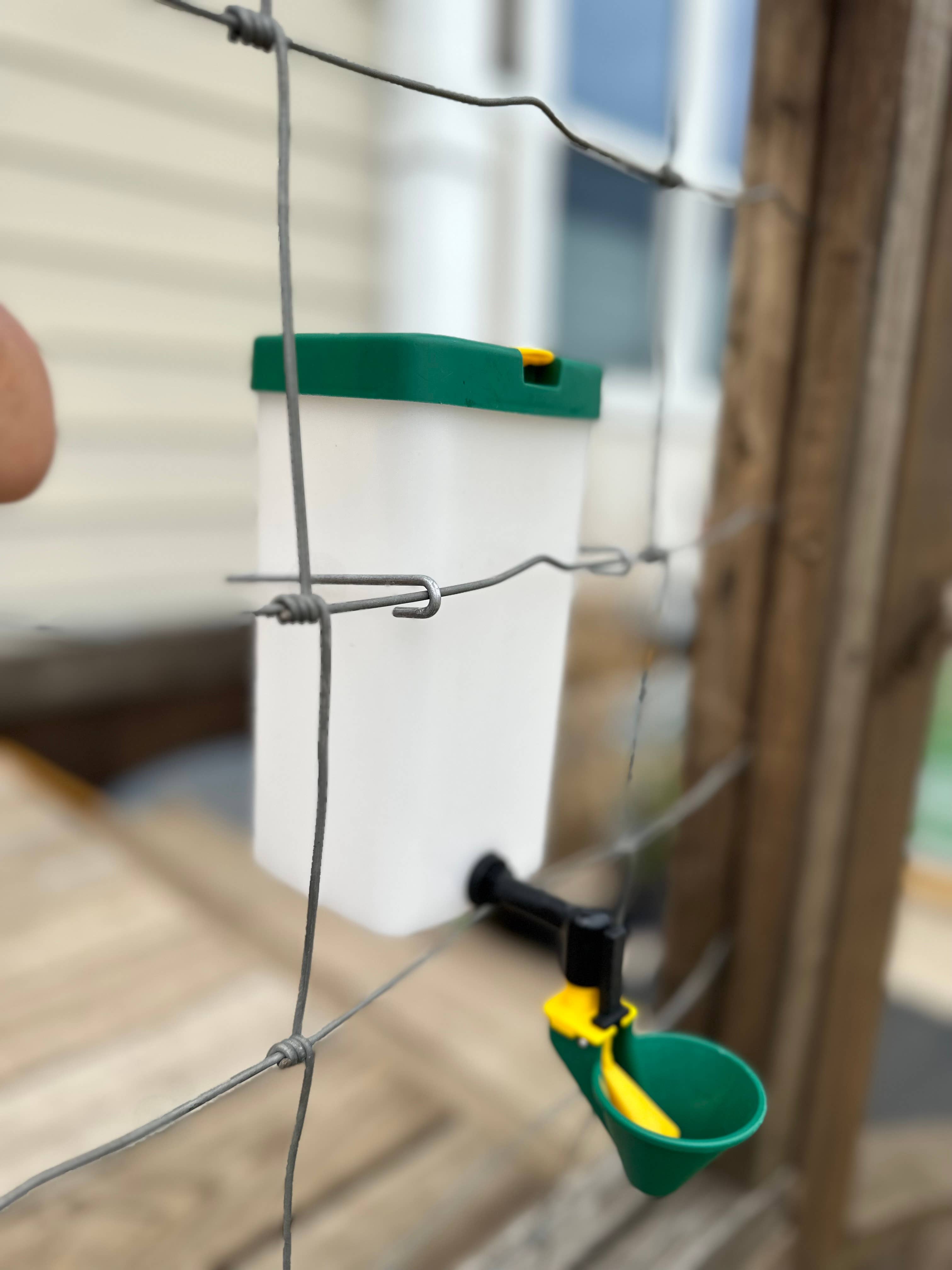 My Favorite Chicken - Wholesale Pet Bowl - Cat/Dog - Baby Chick Drinker Bottle, 1L Green Drinker Cup Float Valve2