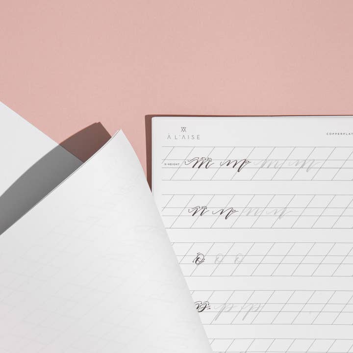 À L'AISE LTD - Wholesale Coloring & Activity Book - Adult - Modern Calligraphy Beginners Workbook2