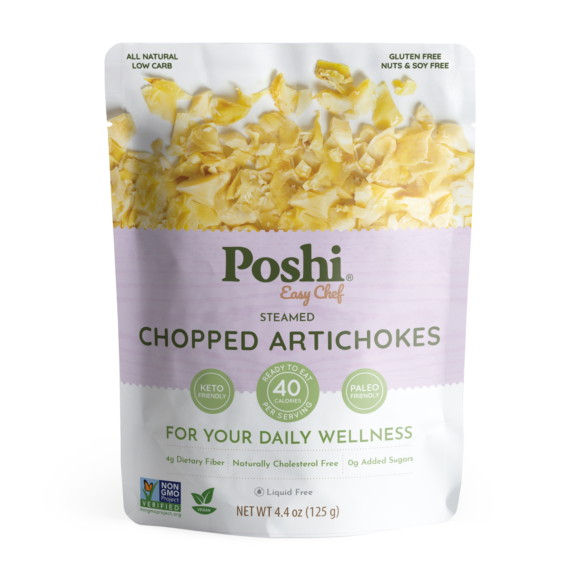 POSHI - Wholesale Canned Vegetables - Poshi - Chopped Artichokes 4.4 oz/10ct0