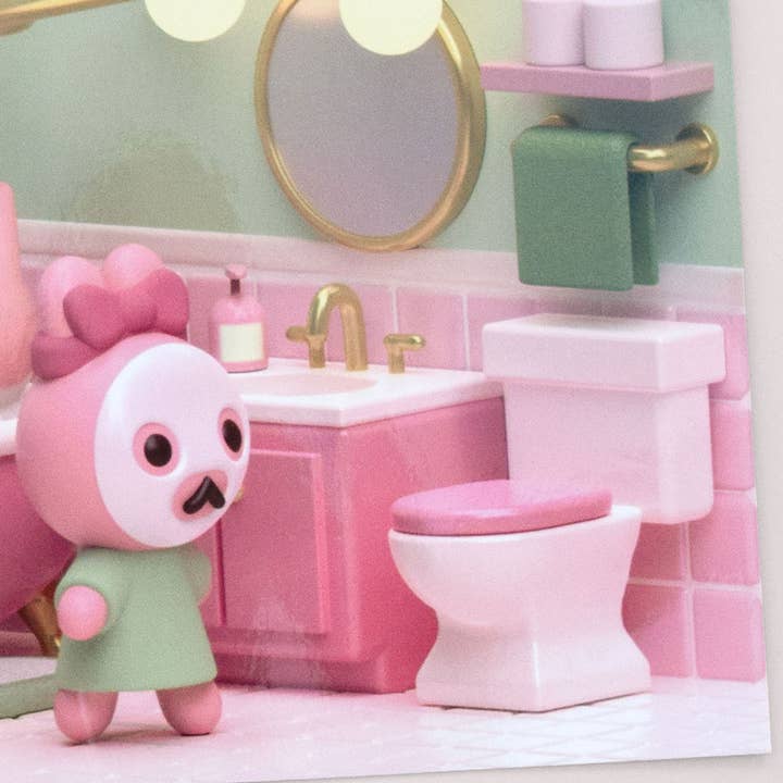 Canofdanchan Shop - Wholesale Art Print - Bathroom GRWM Spa Day Print2