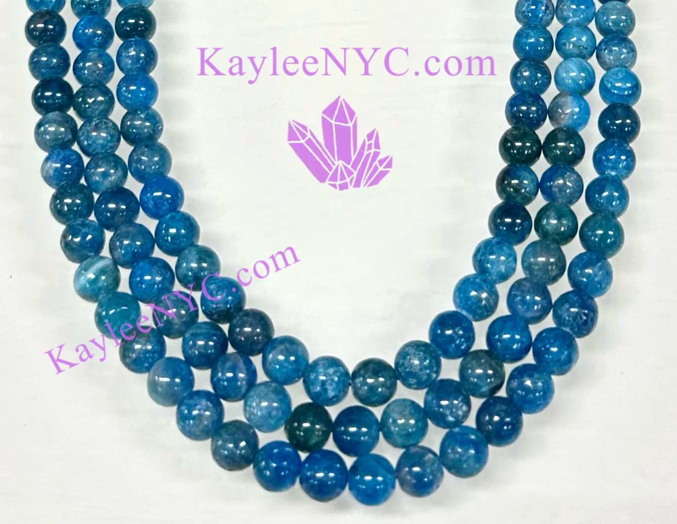 KayleeNYC - Wholesale Beads - Natural Apatite beads 15.5”2