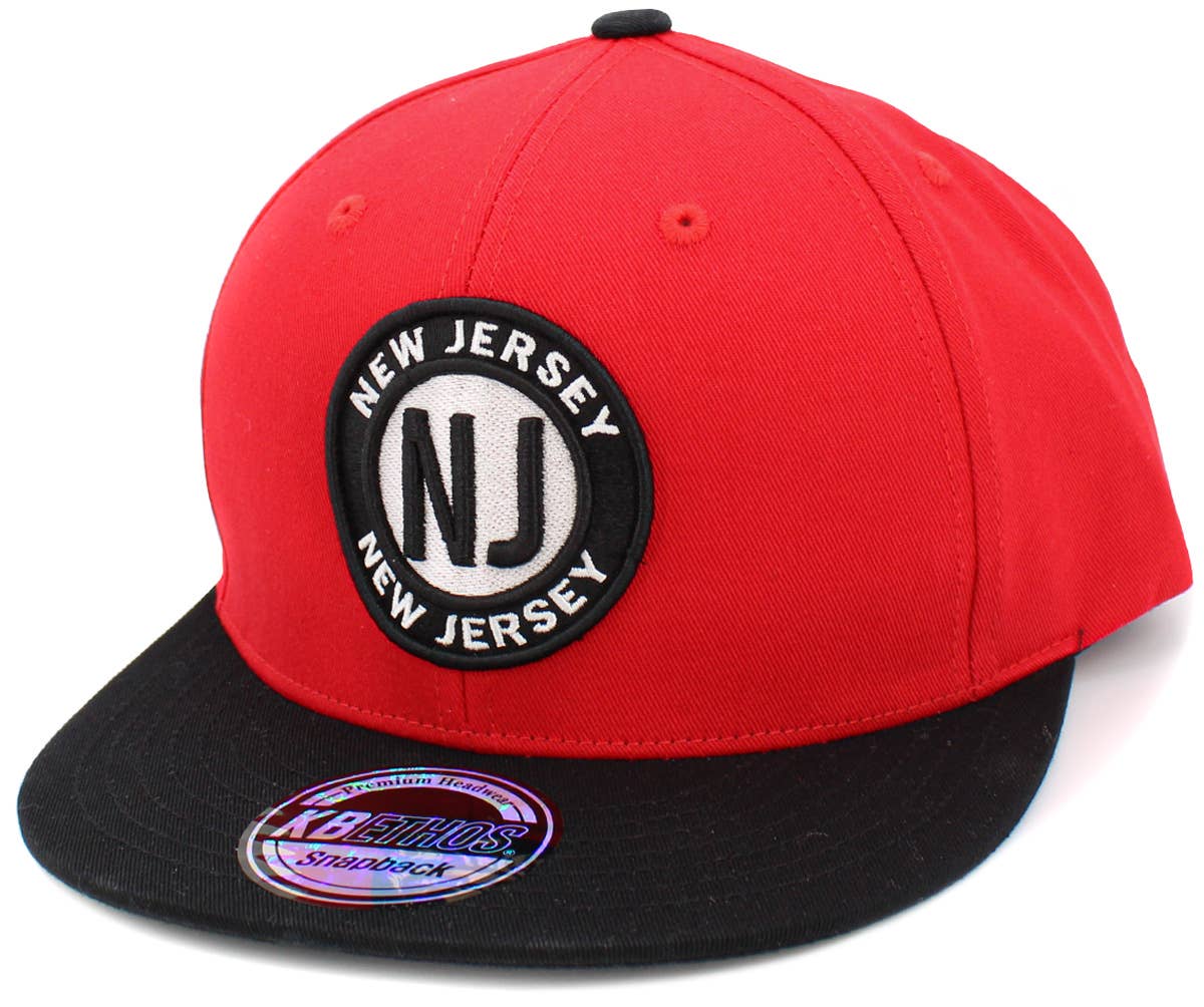 KBETHOS - Wholesale Flat Brim Cap - Men's - NEW JERSEY SNAPBACK6