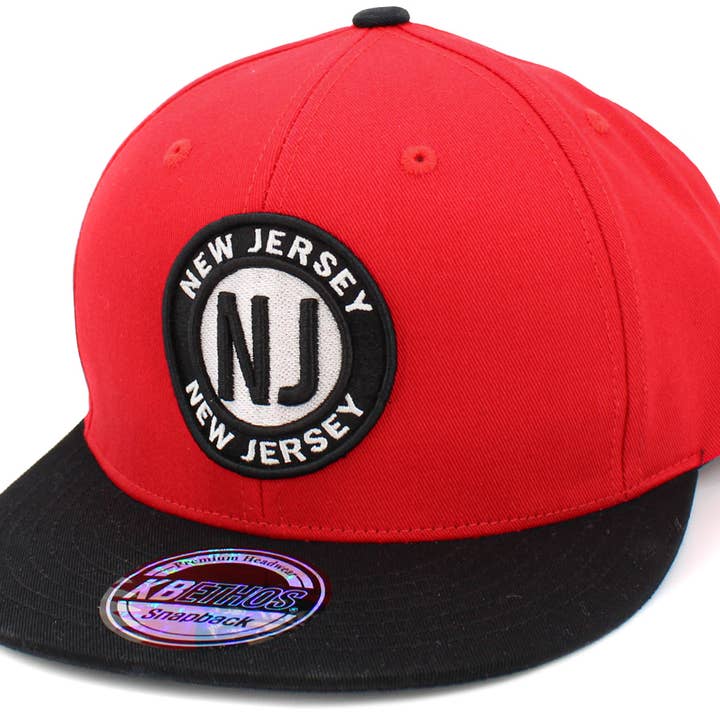 KBETHOS - Wholesale Flat Brim Cap - Men's - NEW JERSEY SNAPBACK6