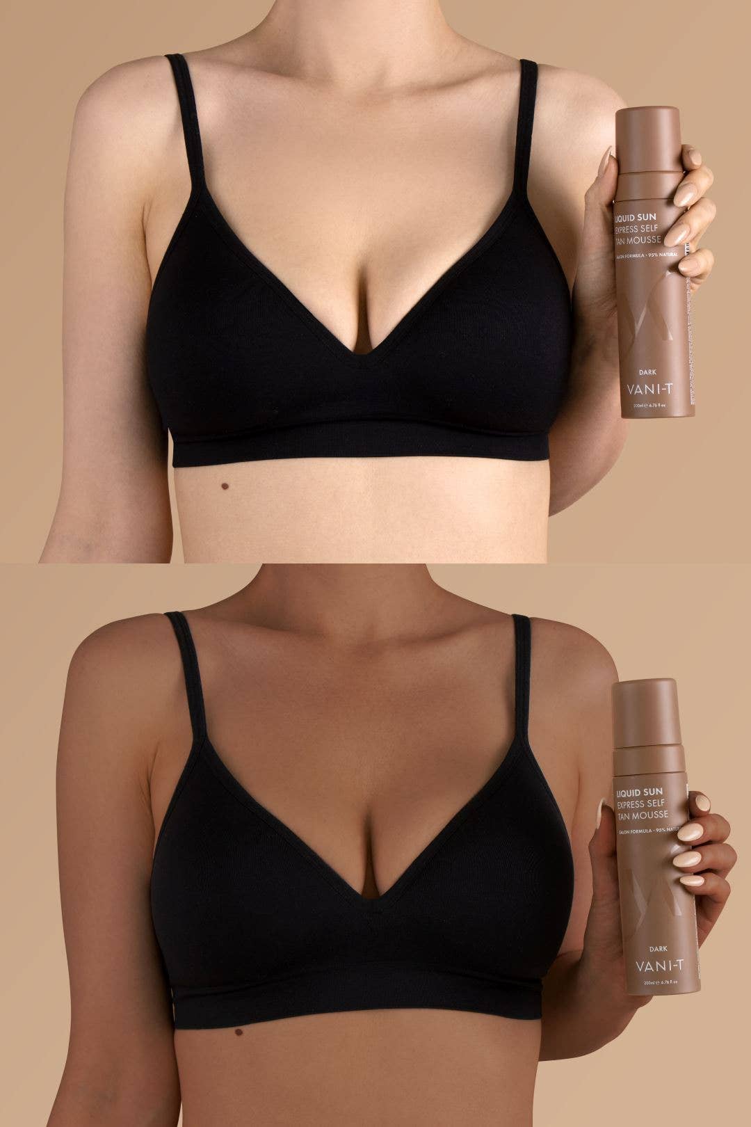 VANI-T - Vendita all'ingrosso Autoabbronzanti - Liquid Sun® Express Mousse Autoabbronzante - Scuro1