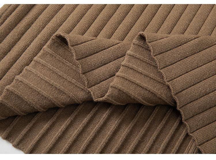 Marayn - Wholesale Dress - Women's - Korean Chic Oversized Hoodie Dress Knit Comfort9