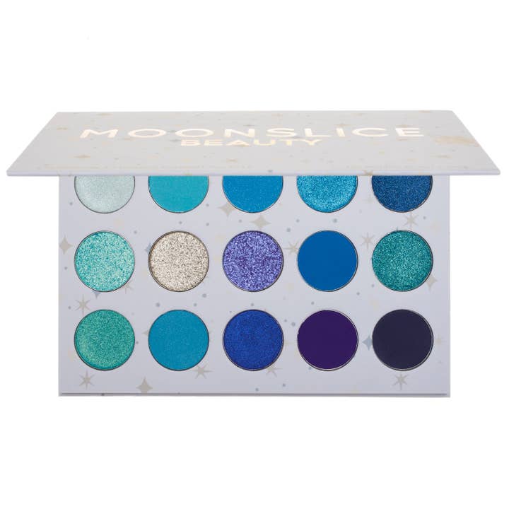 Blue Moon Enchanting Eyeshadow Palette for wholesale by Moonslice Beauty