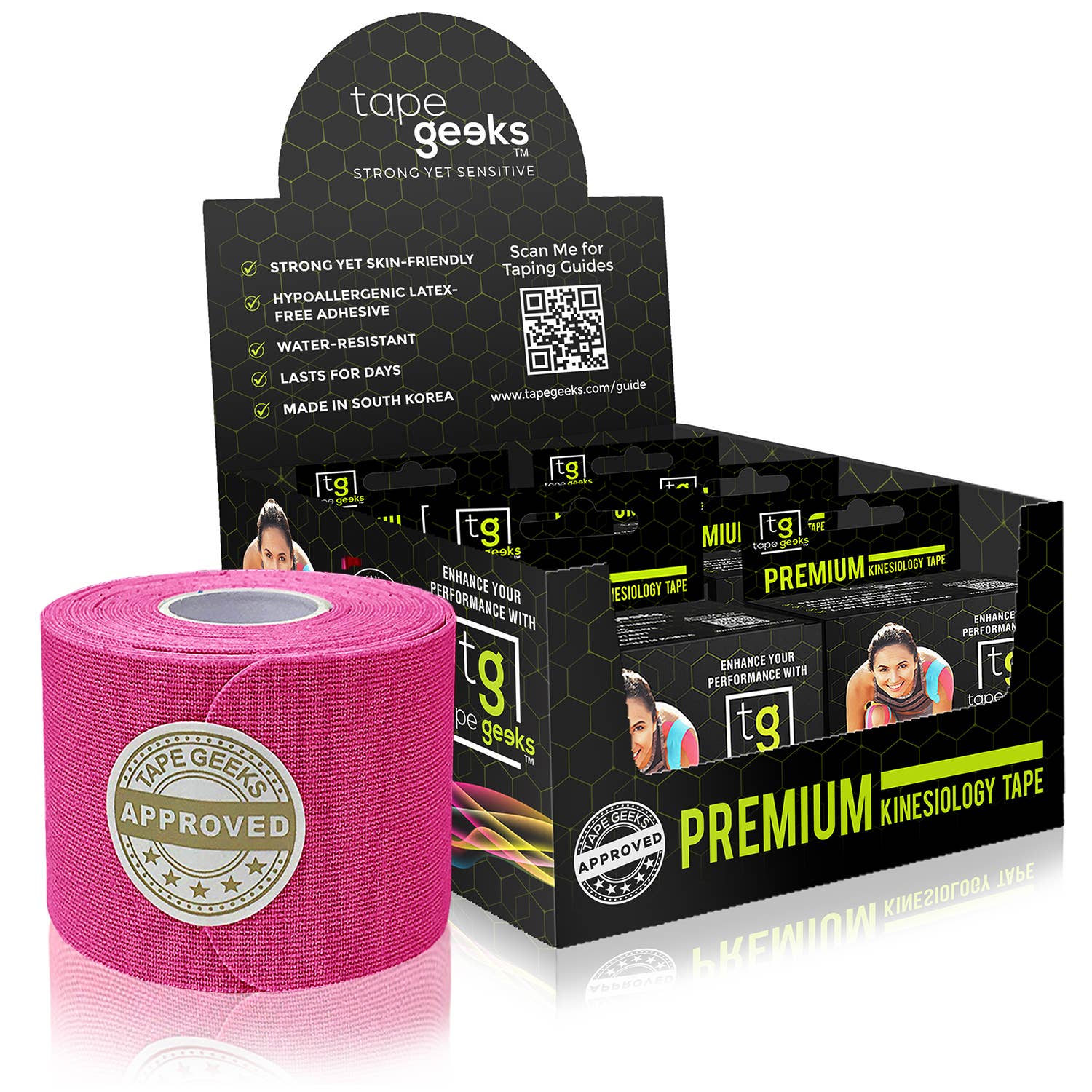 Tape Geeks - Wholesale Fitness Equipment - 6-Pack Premium Kinesiology Tape4