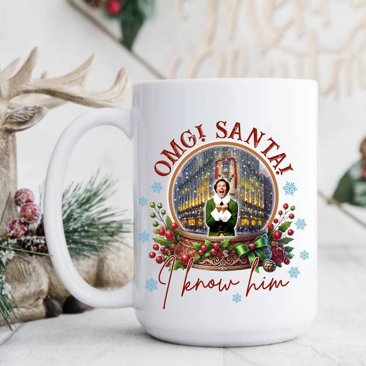 OMG! Santa! I Know Him | Holiday Mug for wholesale by AromaSarapy