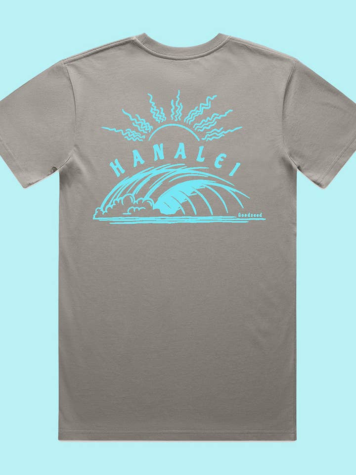 Hanalei Tee Granito por atacado de Goodseed Clothing
