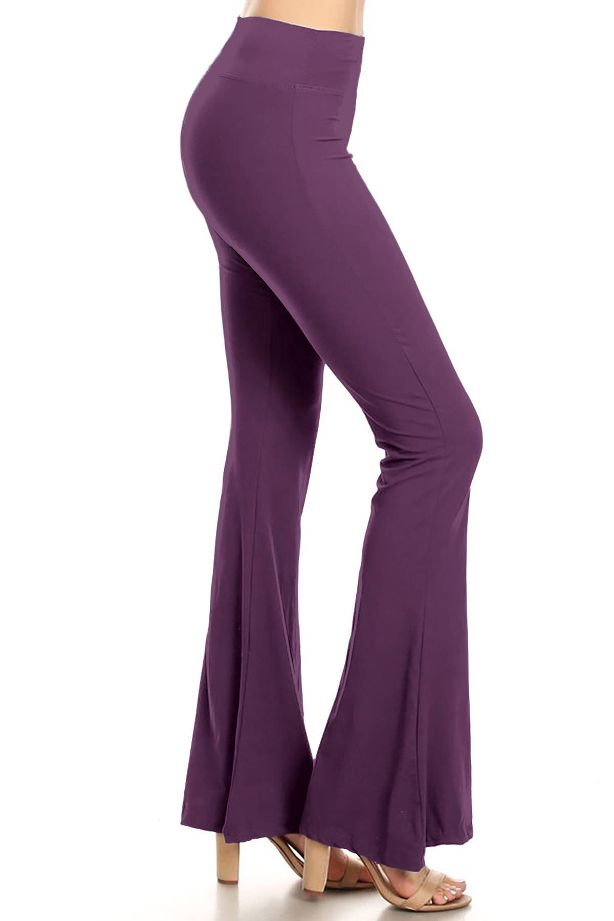 Leggings Depot - Wholesale Pants - Women's - Buttery Soft High Waist Solid Palazzo Pants15