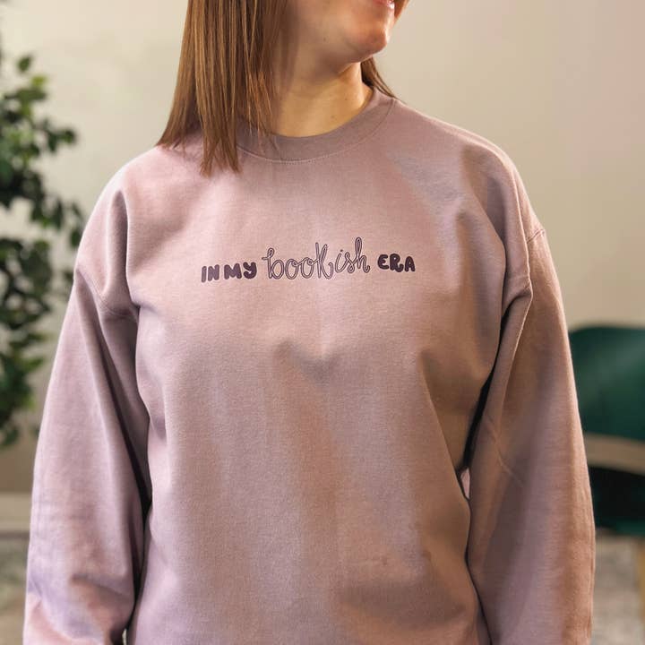 The Bookish Era Crew Sweatshirt for wholesale by Paperback Post