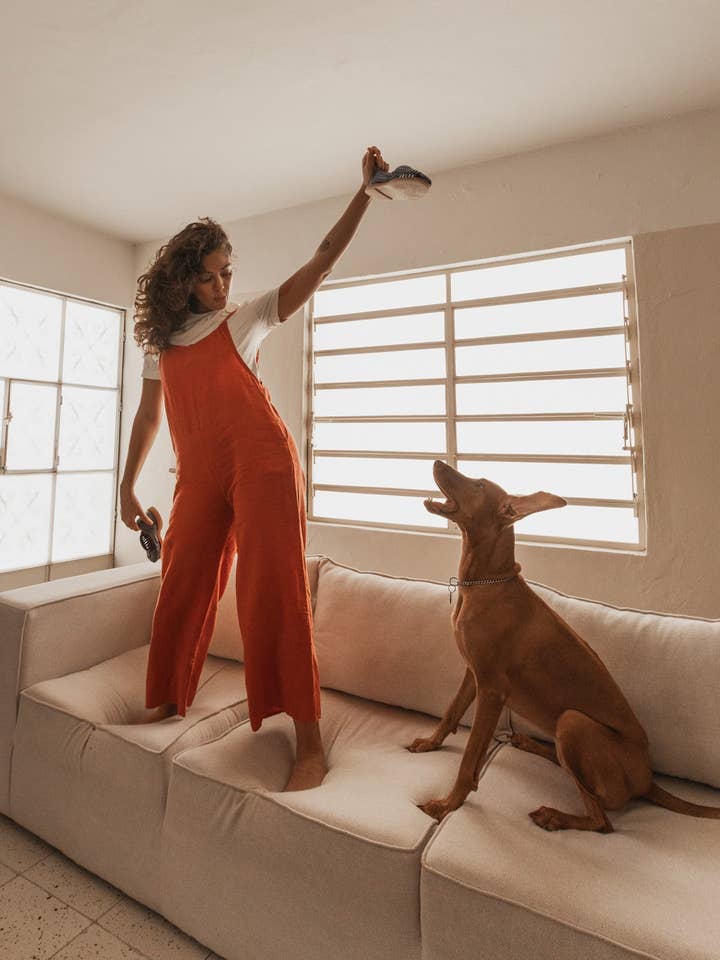 Mexas EU - Wholesale Muiltjes - Dames - AÑIL - Blauwe leren huaraches6