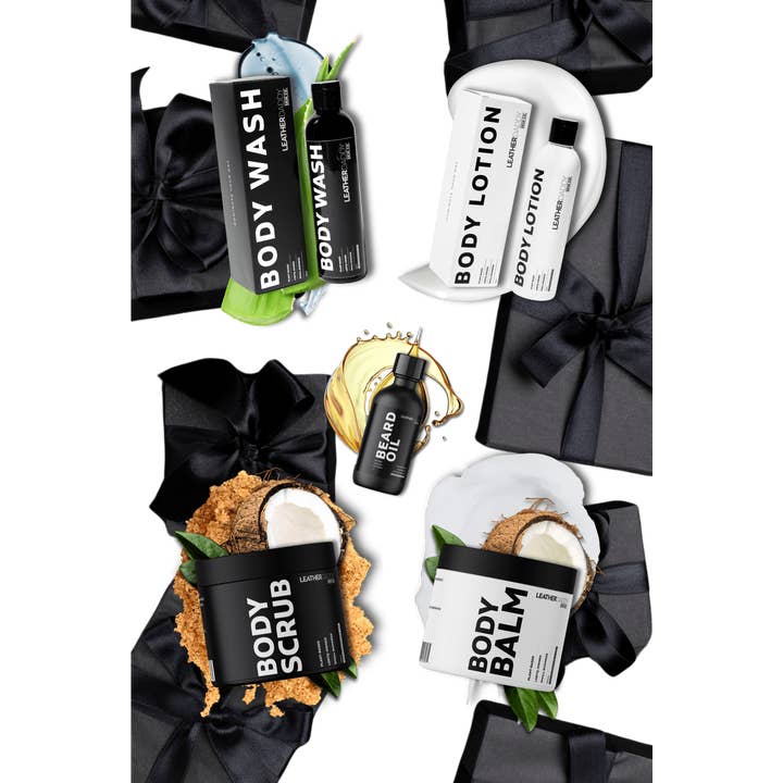 LeatherDaddy Skin Co. - Wholesale Bath & Body Set - LeatherDaddy Travel Tease Gift Set - $52 Value for $38!1