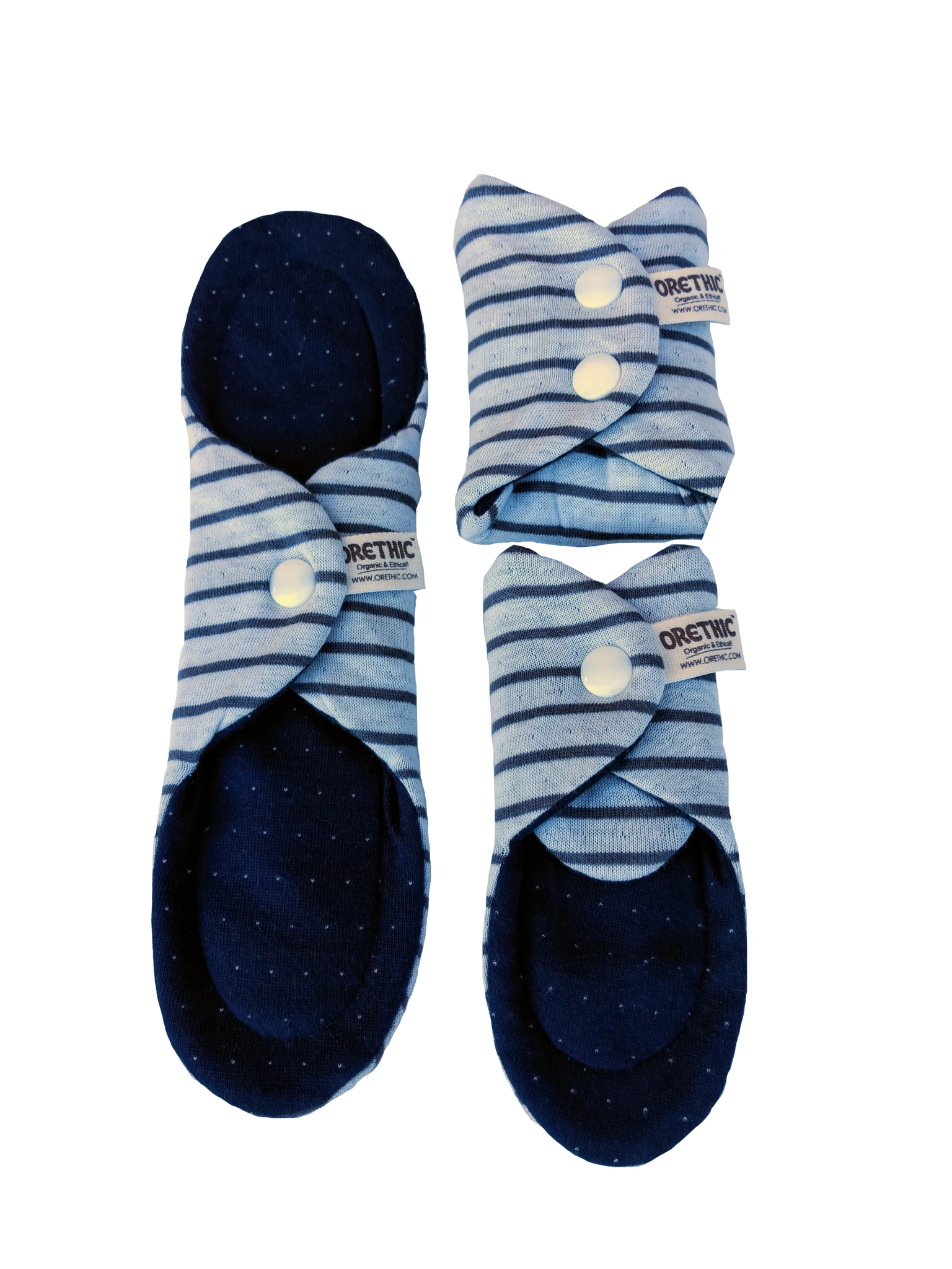 Orethic - Wholesale Period Underwear - Women's - Organic Sanitary Pads Polkadots - Pack 6 Multisize s-m-l13