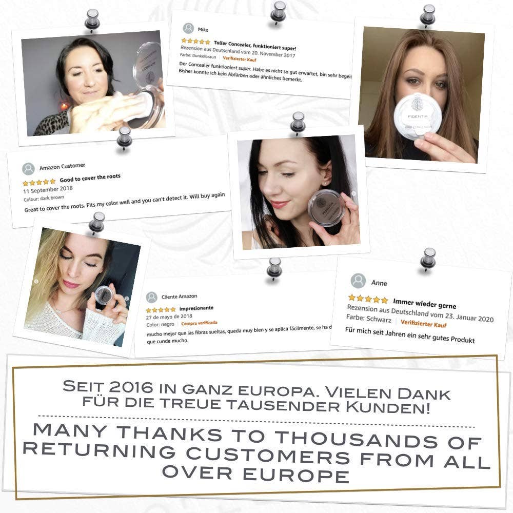 Fidentia Store - Wholesale Hair Dye - Fidentia hair shader - base powder thickens thin hair7