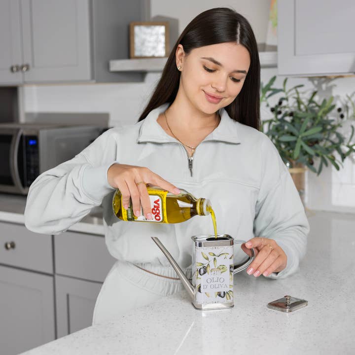 Fox Run Brands - Wholesale Oil/Vinegar Dispenser - Fox Run Stainless Steel Olive Oil Dispenser, 16 Ounces3