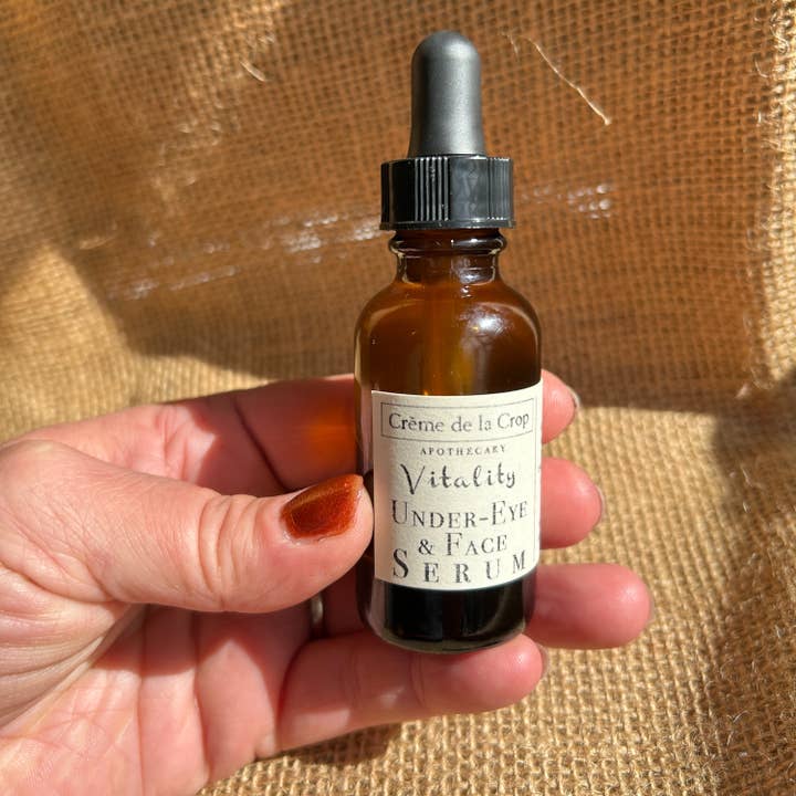 Serum, Under-Eye & Face, Vitality (Essential Oils) for wholesale by Creme de la Crop, Inc.