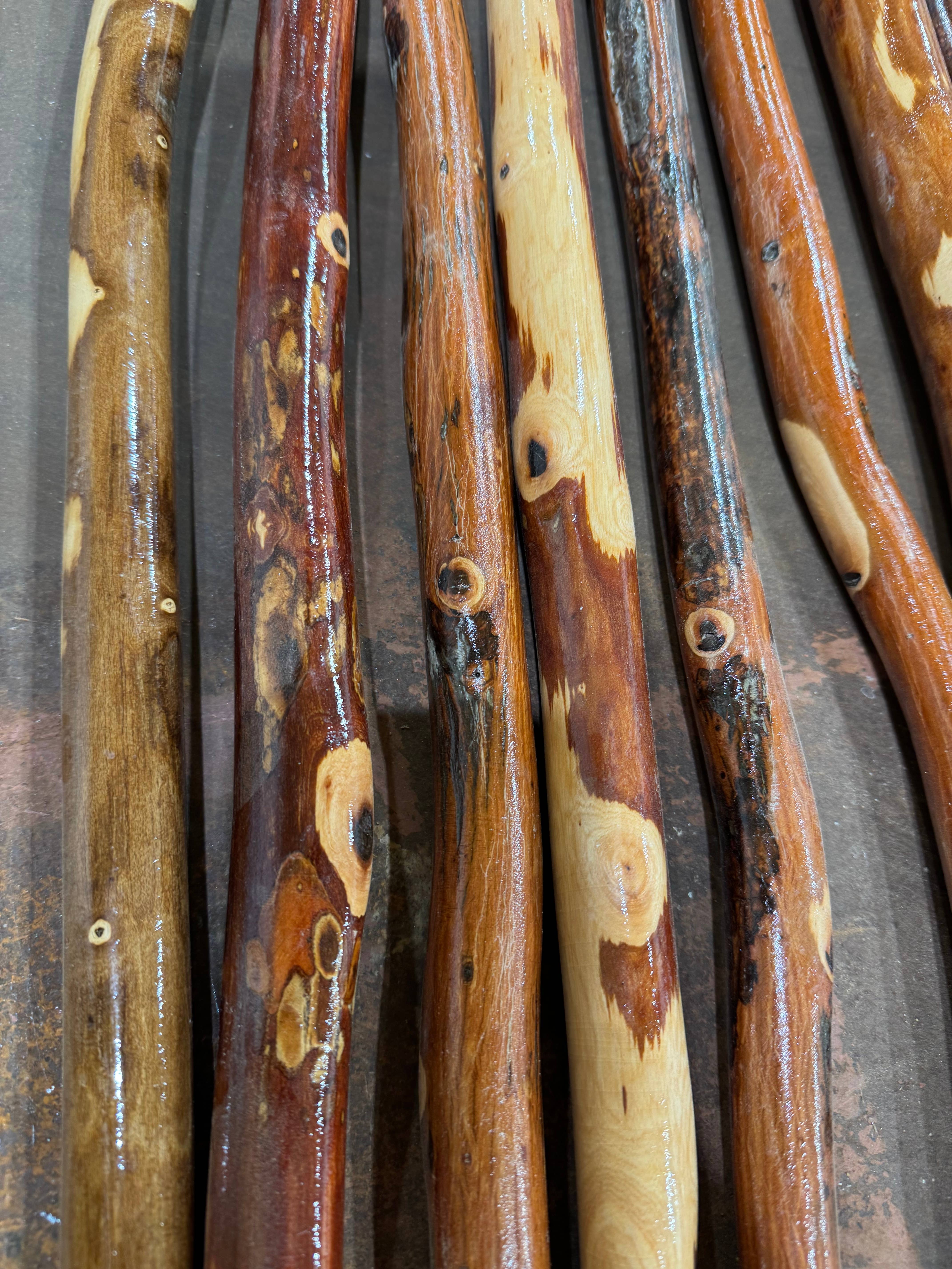 Parker Homestead - Wholesale Fitness Equipment - Made in USA!! 48" Ozark Hardwood Hiking Stick, Walking Stick2