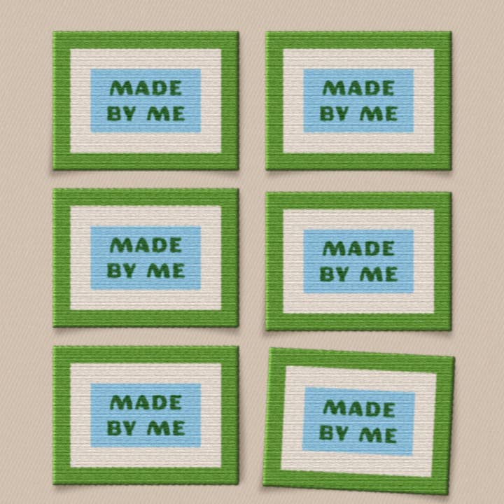 Matchy Matchy Sewing Club - Wholesale Craft Sewing Kit - Made By Me Large Garment Labels1