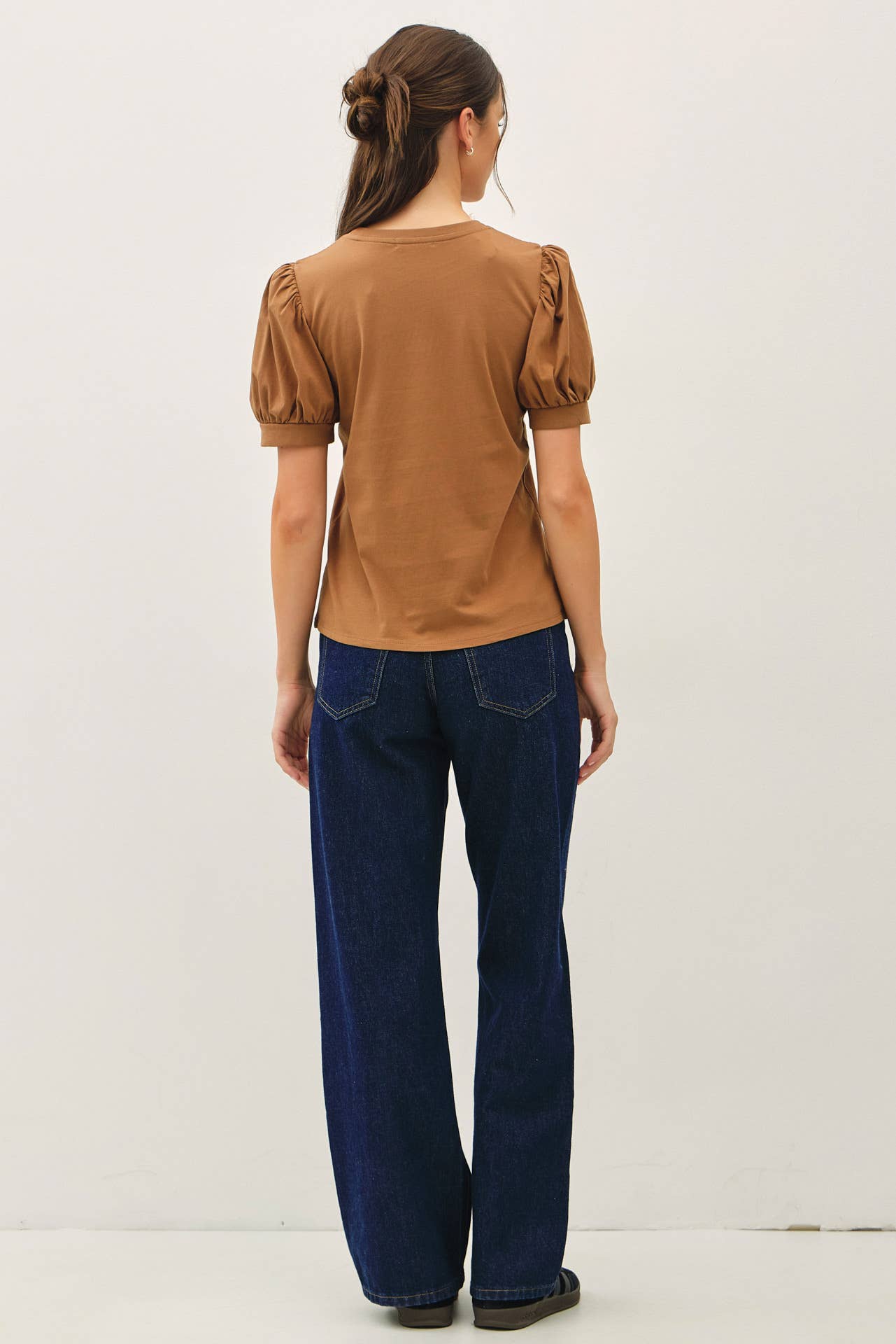 Be Cool - Wholesale Blouse - Women's - COTTON JERSEY PUFF SLEEVE T-SHIRTS 7