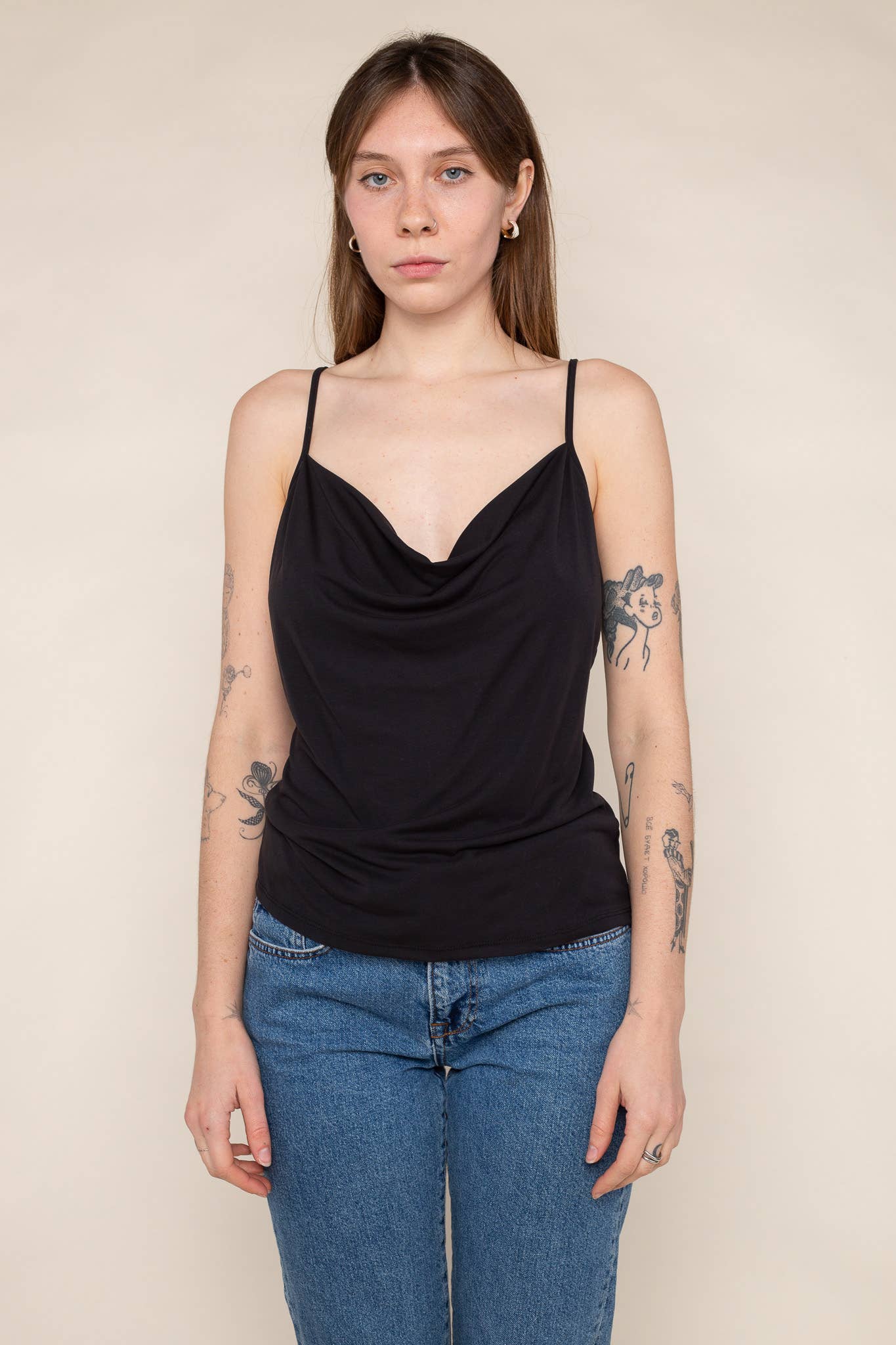 Svart Monikka Modal-linne för wholesale på Faire0