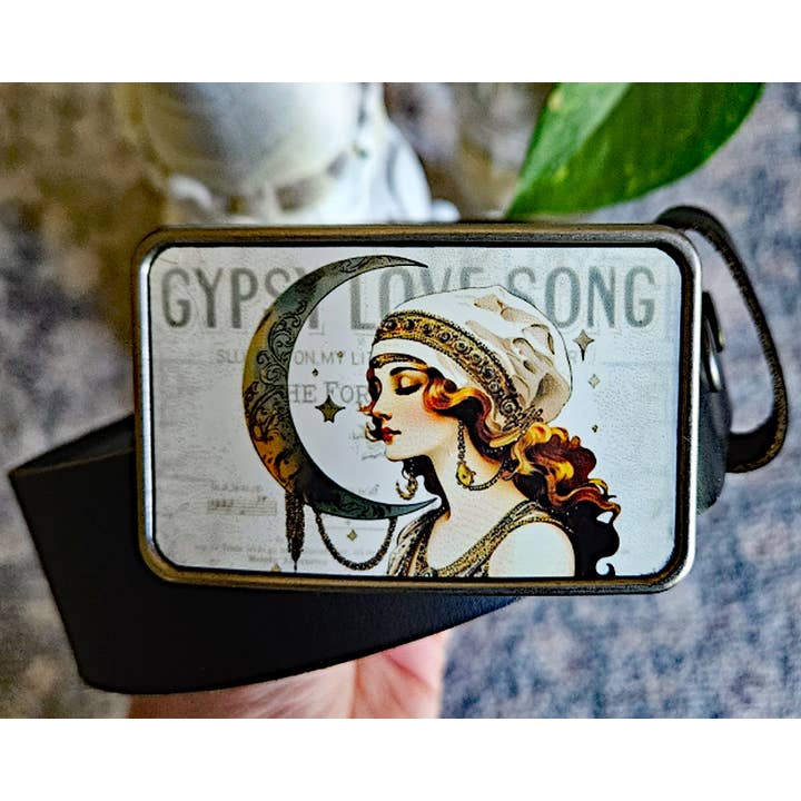 Bungalow Blue Trading Co - Wholesale Belt Buckle - Women's - Gypsy Love Song Belt Buckle