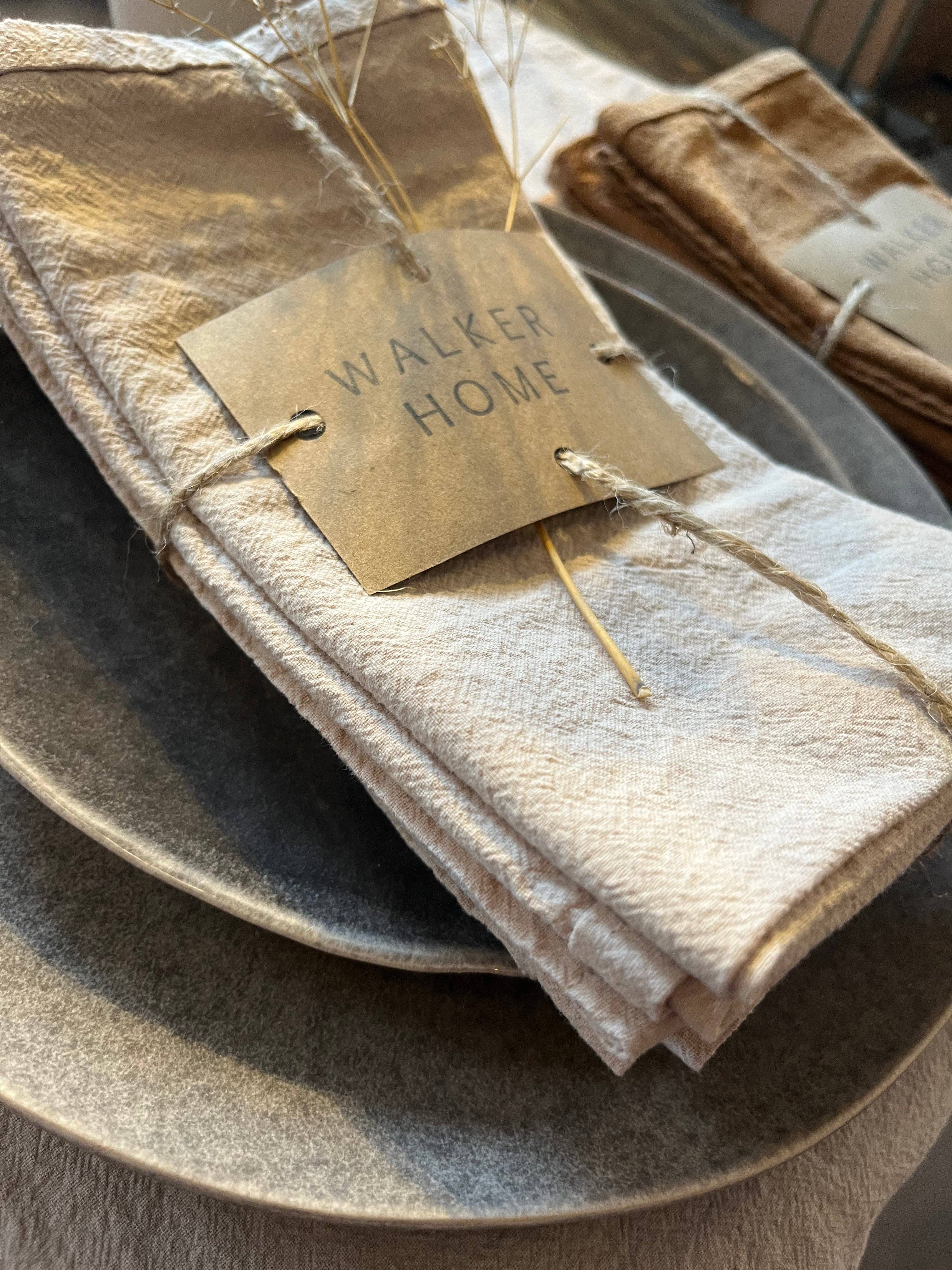 Walker Home – wholesale Dinner & cloth napkin – Napkin - Washed Cotton (2pk)7